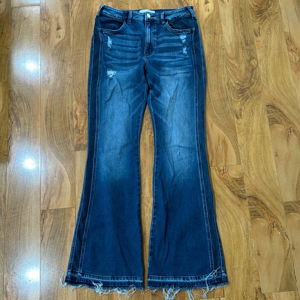 KanCan Dark Blue Flare Jeans
